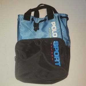 Vintage Polo Sport Drawstring Bucket Bag
